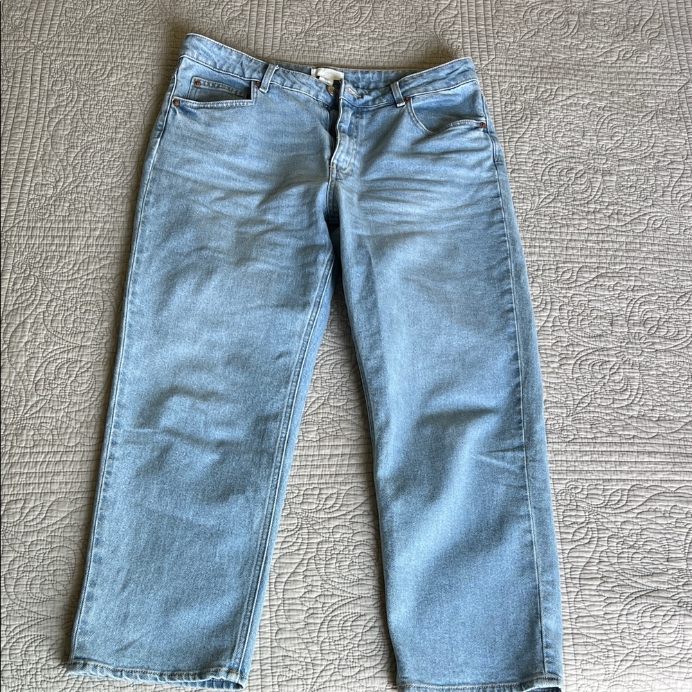 H&M Light Blue Women's Straight Leg Jeans